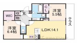 メゾンゆずりは間取り図面