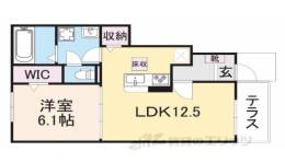 ラウンジカーサＫ間取り図面