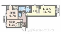 シャーメゾンアペルタ森南間取り図面