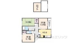 葛城ｇａｒｄｅｎｓＢ間取り図面
