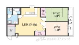 スカイコート１間取り図面