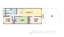 ライオンズマンション生駒俵口弐番館間取り図面