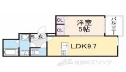 エルピーノ一乗寺間取り図面