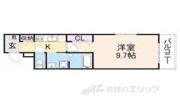 アンジュ　ド　ボヌール　香里園間取り図面