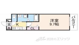 アンジュ　ド　ボヌール　香里園間取り図面