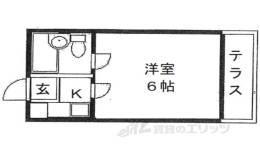 コーポ諏訪西大寺間取り図面