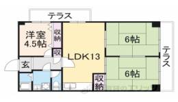 コーポヒルトップ間取り図面