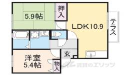 ディアス有里Ｂ間取り図面