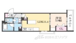 シャーメゾン高徳寺１間取り図面