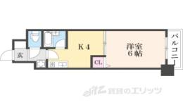 エスリード京都河原町第3間取り図面