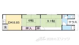 コーポ福寿星田間取り図面