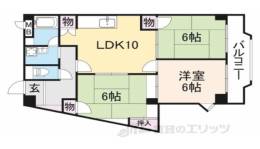 アメニティコート間取り図面