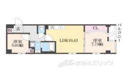 二条城東レジデンス間取り図面