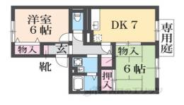 グリーンコート　２間取り図面