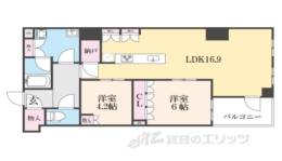 グランドメゾン京都御池通間取り図面