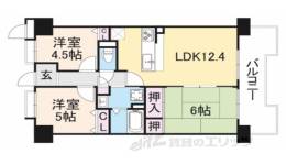 グリーンコーポ東生駒間取り図面