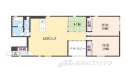 パーシモン御所南間取り図面