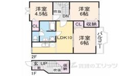 クレストールアブラハムB間取り図面