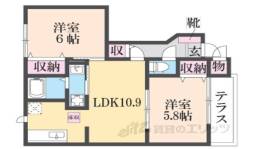 ジャルダンＢ間取り図面