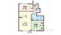 レスパス　デュルポ堀内Ｂ間取り図面