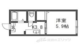 グリーンハイツ　Ａ間取り図面