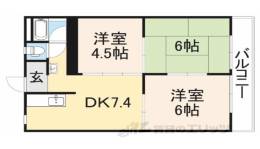大和ビルマンションB棟間取り図面