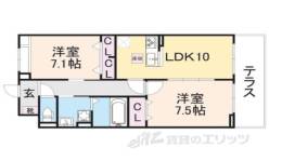 エスポワールⅥ間取り図面