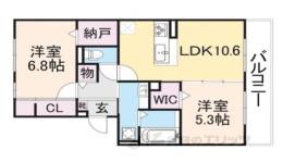 D-ROOM嵯峨嵐山間取り図面