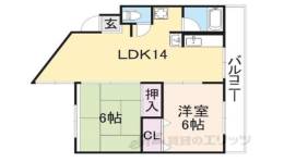 東生駒ハイツ間取り図面