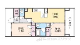 プレサンスロジェ洛西口ザ・レジデンス間取り図面