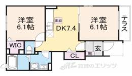カーサ　フェリーチェ２間取り図面
