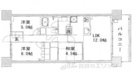 京都桂川つむぎの街ブライトスクエア間取り図面