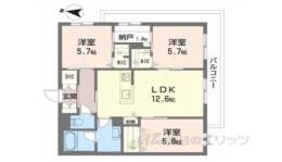 シャーメゾン小町間取り図面