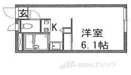 レオパレス奈良東間取り図面