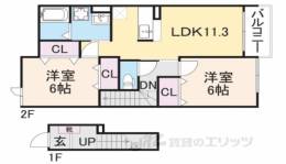 メゾンドクロワッサン間取り図面