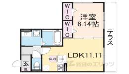 レジデンスコート栗東間取り図面