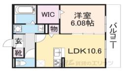 レジデンスコート栗東間取り図面