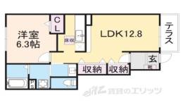 アクティフ　ジェルメ２間取り図面