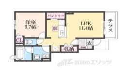 シエルブルー２間取り図面