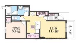 シエルブルー２間取り図面
