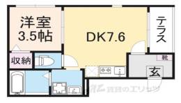 カーサ　アリビオ間取り図面