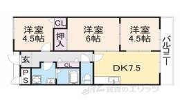 ワシントンアヴェニュー間取り図面