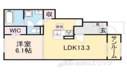プロスペリテ下阪本間取り図面