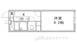 レオパレス安清　Ｋ間取り図面