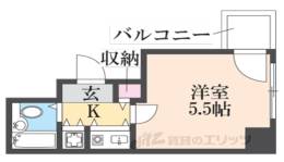 エグゼコート枚方公園間取り図面