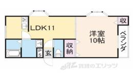 Ｌ・Ａ・スクエア鷹飼２間取り図面