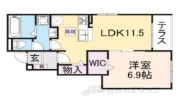 グリーンハイツ加茂１間取り図面