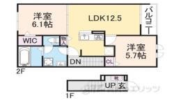 グリーンハイツ加茂２間取り図面