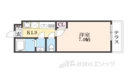 NEXTLIFE太秦天神川２間取り図面