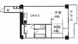 日商岩井香里ケ丘マンション間取り図面